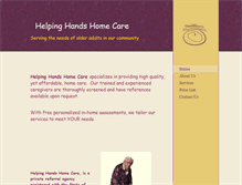 Tablet Screenshot of helpinghandsct.com